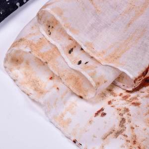 Hiyab Personalizado con Impresión Digital para Mujer, 100% Chifón, Bufanda con la Bandera Americana - Product Image 5