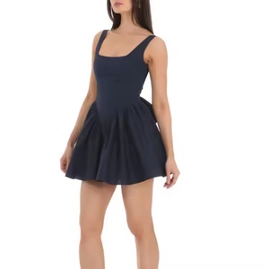 Vestido de Verano 2025 para Mujer, Sexy y Lindo, Vestidos de Fiesta para Mujer, 100% Algodón, Espalda Descubierta, Vestidos de Lujo - Product Image 2