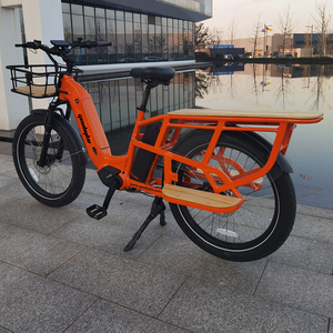 Vélo électrique cargo à cadre en alliage d'aluminium avec moteur central à entraînement intermédiaire, entrepôt au Royaume-Uni, avec boîte de chargement isolée - Product Image 4