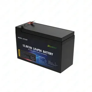 Wholesale Gate Motors Battery 12.8V 7Ah LifePO4 Lithium 12V 6Ah Bateria Replace VRLA Batteries