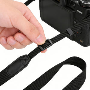 Sangle d'<span class=keywords><strong>appareil</strong></span> <span class=keywords><strong>photo</strong></span> à dégagement rapide personnalisée pour appareils <span class=keywords><strong>photo</strong></span> reflex numériques et hybrides avec sangle d'épaule et de cou réglable et conception antivol - Product Image 3