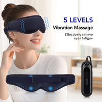 Patch oculaire chauffant électrique USB, vibration chauffante, masque oculaire de sommeil à vapeur, masseur, polyester et nylon, unisexe