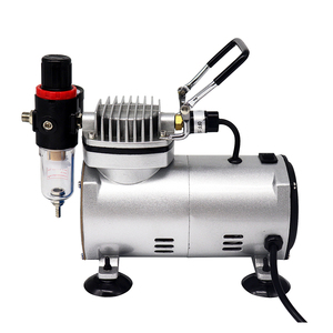 <span class=keywords><strong>Compresseur</strong></span> d'<span class=keywords><strong>aérographe</strong></span> TC-20B 1/6HP Pompe à air à piston sans huile sans <span class=keywords><strong>aérographe</strong></span> pour la peinture artistique, le tatouage, la modélisation - Product Image 2