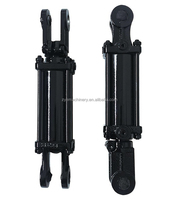 Cylindre hydraulique à double action en acier inoxydable sur mesure avec tige chromée dure, course de 200 mm pour excavatrice