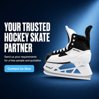 Patins à glace de haute qualité, populaires, pour patinage artistique, patins synthétiques pour patinoire de hockey