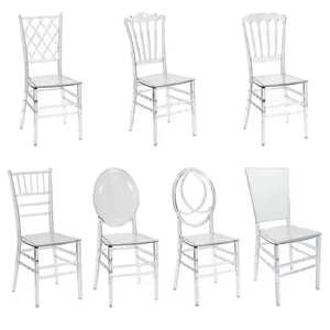 Hot Sale Transparent Acrylic Resin Phoenix Brand New for Dining & Apartment <b>Clear</b> Tiffany Napoleon Hotel Banquet <b>Chair</b> - Product Image 4
