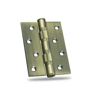 Direct Sale Factory Wholesale Ball Bearing Flat Hinges 4 Inch Stainless Steel Wooden Pivot Door Hinges With Screws