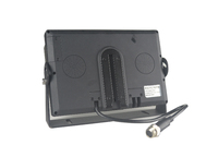 Monitor de Seguridad para Automóvil de 10 Pulgadas con Pantalla IPS de Vista Cuádruple y Pantalla Dividida de 4 Canales para Camiones de Trabajo Pesado, Sistema de Cámara de Reversa