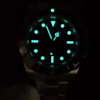 Montres de plongée GMT pour hommes de marque de luxe en acier inoxydable, étanches à 20 ATM, mouvement automatique mécanique 3235, cadran lumineux de 41 mm