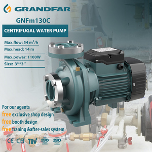 Bomba centrífuga horizontal de gran calibre Grandfar 14M con motor de 1.1KW para agua limpia, circulador de agua caliente GNFm130C, cabezales de bomba C - Product Image 1