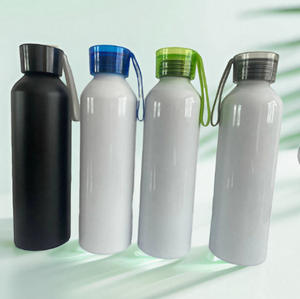 Bouteille d'eau en aluminium à couvercle transparent de 650ml pour les sports de plein air et le fitness pour le camping et les voyages Échantillon gratuit avec logo personnalisé - Product Image 5