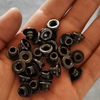 Œillets en céramique de dioxyde de titane antistatiques à faible friction, noirs-gris, pour machines à tricoter