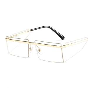 Gafas de Sol de Moda, Únicas, para Hombre y Mujer, Tamaño Grande, Protección UV400, Montura de una Pieza sin Aro, 2021 - Product Image 5