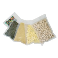 Sachet de rangement auto-scellant en plastique transparent givré pour emballage d'écouteurs et de projecteurs