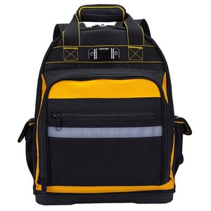 Sac à dos à double bandoulière pour outils, sac à outils spécial électricien, grande capacité, multifonctionnel, sac à outils d'entretien - Product Image 3