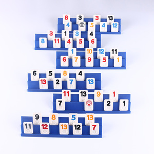 Juego de Mahjong <span class=keywords><strong>Rummy</strong></span> Digital Israelí Más Vendido, Juego de Cartas <span class=keywords><strong>Rummy</strong></span> de Viaje para 6 Jugadores, Dominós de Papel, Juegos de Mesa - Product Image 3