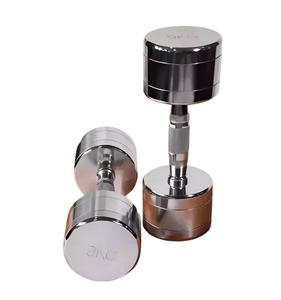 Pure Steel Plated <b>Dumbbell</b> Round Head Solid Commercial Home Sports and Fitness Equipment Shaping - Product Image 4