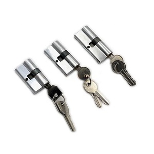 Miễn Phí Mẫu 54Mm Sắt Xi Lanh Khóa 50/60Mm Backset Kẽm Hợp Kim Lỗ Mộng Ổ Khóa Cửa 3 Phím Tủ Khóa Trong Vật Liệu Đồng - Product Image 2