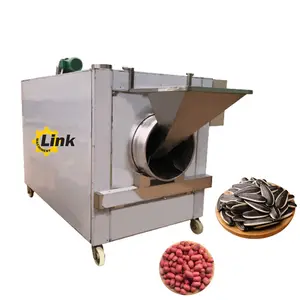 Máquinas tostadoras de semillas de girasol de cacahuetes de café de nueces completamente automáticas de bajo precio