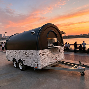 Outdoor Dessert Food Trailer Luxury Burger Food Truck CE Certified Street Food Cart - Product Image 1