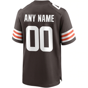 Giá rẻ khâu nâu bóng đá mỹ Jersey shedeur Sanders Joe flacco chubb đội bóng đá đồng phục chất lượng cao vận chuyển - Product Image 2