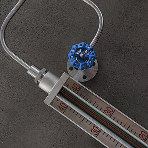 Для заводской нержавеющей стали фланцевый Соединительный кварцевый трубчатый индикатор уровня жидкости со светодиодной подсветкой 24 В/220 В - Product Image 3