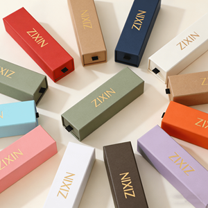 Boîte à bijoux en carton avec tiroir coulissant pour colliers longs – Organisateur de rangement durable, idéal pour l'affichage en magasin - Product Image 5