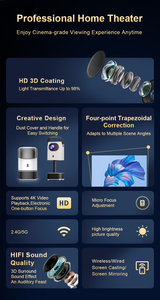 Hot Smart Home Mini Video <strong>Projector</strong> Portable Theater WiFi LED TV TS-2 Mini USB Charging Pocket <strong>Projectors</strong> With Wireless <strong>Screen</strong> - Product Image 3