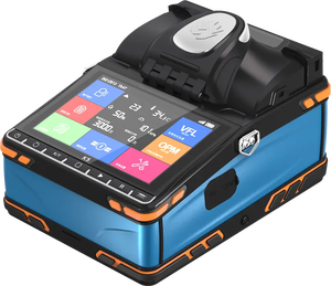 เครื่องเชื่อมต่อใยแก้วนำแสง K5 Mini แบบ 6 มอเตอร์ พร้อมระบบจัดตำแหน่งแกนกลาง  สำหรับงานเชื่อมต่อใยแก้วนำแสง  รองรับเครื่องมือวัด OPM และ VFL สำหรับเครือข่ายโทรคมนาคม 4G GPRS ได้รับการรับรองมาตรฐาน CE และ RoHS - Product Image 3