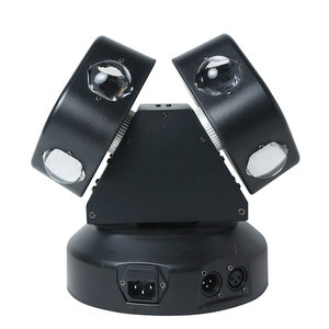 Faro Mobile a 2 Teste Fenghuo 120W Mini DMX <span class=keywords><strong>RGB</strong></span> Luce da Palco 8x10w RGBW 4in1 LED con Luci Laser RG per DJ - Product Image 1