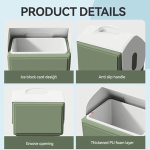 Factory Wholesale Modern Reusable Plastic Portable Food Cans <b>Ice</b> Chest <b>Cooler</b> <b>Box</b> Custom Color Insulation - Product Image 5