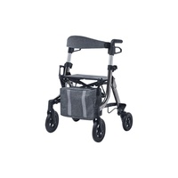 Déambulateur pliant multifonction léger pour personnes âgées, en alliage d'aluminium, à quatre roues, aide à la rééducation, chariot de courses pour tout-petits et seniors