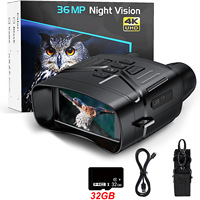NV4000 Jumelles de vision nocturne 4K 36MP ultra-claires avec écran de surveillance infrarouge nocturne pour la détection en extérieur