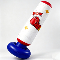 Colonne de frappe gonflable pour enfants, jouet de boxe sur pied