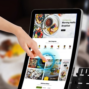 Customization 23.6'' Self Service Kiosk Floor Standing Android Pos Terminal <b>With</b> <b>Printer</b> for Hospital Bank OEM SDK 23.6 Inch - Product Image 2