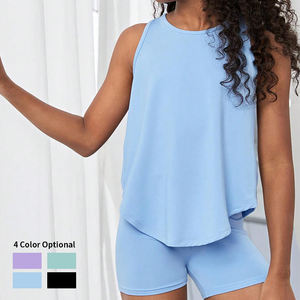 Ropa Deportiva Infantil de Verano Transpirable, Conjuntos de Yoga para Niñas, Trajes Ligeros para Ejercicio, Tenis, Running, Gimnasio, Conjunto de Yoga y Fitness - Product Image 2