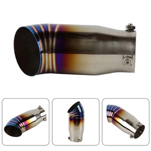 63mm Stainless Steel <b>Car</b> Exhaust Pipe Modification Tail Throat End Tail Pipe Outlet Universal Tail Pipe - Product Image 6