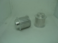Rueda de polea de transmisión de aluminio de alta calidad T5 Tipo de diente 20 dientes 25mm Ancho de correa Material de aluminio Polea de distribución