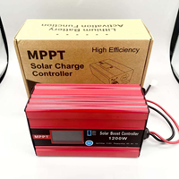 Nouveau contrôleur de charge solaire MPPT 1200W 2025 à haute efficacité, chargeur élévateur 48V/60V/72V pour batteries de VE, VR et systèmes hors réseau