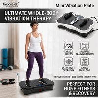 Máquina de Plataforma Vibratoria de 1000W, Máquina Adelgazante de Cuerpo Completo con Vibración de 30Hz, Producto Mini Cardio para Pérdida de Peso Linfática