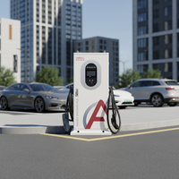 Nouvelle station de recharge mobile DC à double prise 30KW/40KW, station de recharge au sol pour voitures électriques, chargeur EV pour voitures électriques