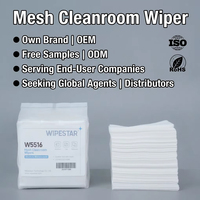WIPESTAR Toallitas Industriales Sin Pelusa de Malla No Tejida 100% Lyocell M-3, Paños de Limpieza Desechables para Semiconductores