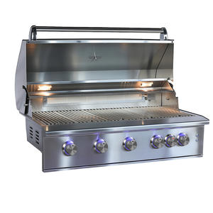 Parrilla de Gas de 5 Quemadores de Lujo para Servicio Pesado, Empotrable en Acero Inoxidable 304 para Cocina Exterior, Casa, Patio, Jardín y Fiestas - Product Image 3