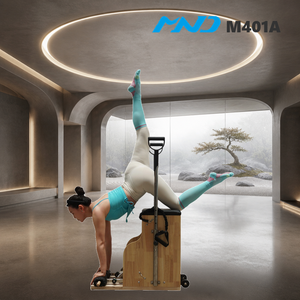 Chaise de Pilates en bois de caoutchouc, équipement de gym, équipement de Pilates commercial MND Fitness pour distributeur en gros, directement de l'usine - Product Image 1