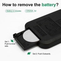 ESann Télécommande sans fil à 24 touches avec gradateur LED RGB et connecteur DC, charge maximale 72W pour SMD 5050 3528 2835