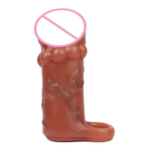 Mittelgroße Penis penetration Ärmel einführbares Kondom für Männer Erwachsene Fabrik preis Sexspielzeug - Product Image 3