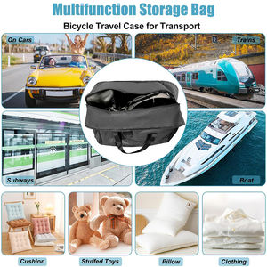 Sac de transport pliable pour vélo de route 20-26 pouces pour le cyclisme en plein air, les voyages en avion, les vols, sac de transport pour vélo de course imperméable - Product Image 4