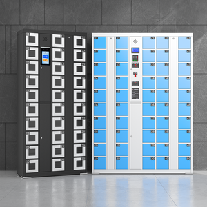 Estación de Carga para Teléfonos Celulares Inteligentes, Casillero de Carga Impermeable con Puerta de Acrílico Transparente - Product Image 1