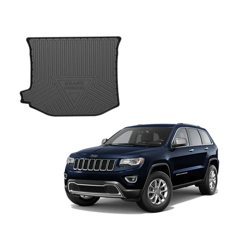 High Quality Auto Interior Accessories Car Trunk Mat for Jeep Grand Cherokee 2013+ Tpe Car Mats Car Waterproof Rear Trunk Mat