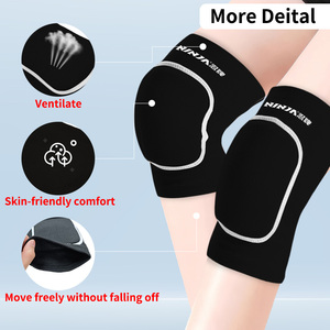 Genouillères en éponge respirante personnalisées pour le sport, l'entraînement de danse et le tricot - Product Image 5